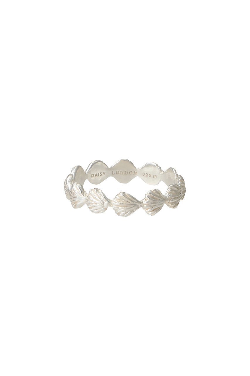【デイジー ロンドン/DAISY LONDON】のShell Stacking リング インテリア・キッズ・メンズ・レディースファッション・服の通販 founy(ファニー) 　ファッション　Fashion　レディースファッション　Fashion for Women　ジュエリー　Jewelry　2025年　2025　2025-2026秋冬・A/W　Autumn/Winter 2025–26 AW25–26　シルバー　Silver, Metallic Silver　シンプル　Simple, Minimal　ビーチ　Beach, Seaside　モチーフ　Motif, Design Theme　リゾート　Resort, Vacation Style　A/W・秋冬　Autumn/Winter　シルバー|ID: prp329100004608686 ipo3291000000032946940