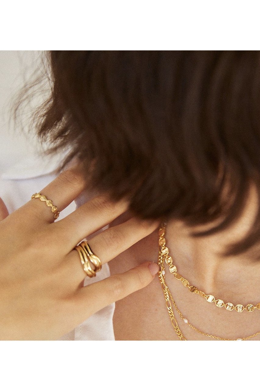 【デイジー ロンドン/DAISY LONDON】のShell Stacking リング 人気、トレンドファッション・服の通販 founy(ファニー) 　ファッション　Fashion　レディースファッション　Fashion for Women　ジュエリー　Jewelry　2025年　2025　2025-2026秋冬・A/W　Autumn/Winter 2025–26 AW25–26　シンプル　Simple, Minimal　モチーフ　Motif, Design Theme　リゾート　Resort, Vacation Style　A/W・秋冬　Autumn/Winter　other-5|ID: prp329100004608687 ipo3291000000032990244