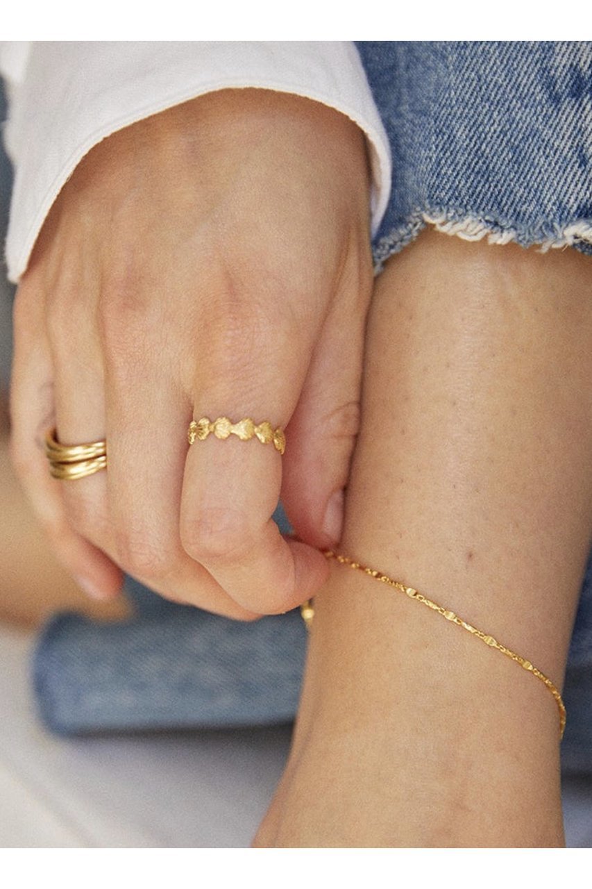 【デイジー ロンドン/DAISY LONDON】のShell Stacking リング 人気、トレンドファッション・服の通販 founy(ファニー) 　ファッション　Fashion　レディースファッション　Fashion for Women　ジュエリー　Jewelry　シンプル　Simple, Minimal　モチーフ　Motif, Design Theme　リゾート　Resort, Vacation Style　other-2|ID: prp329100004608687 ipo3291000000035795080