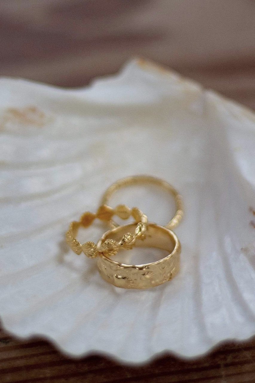 【デイジー ロンドン/DAISY LONDON】のShell Stacking リング 人気、トレンドファッション・服の通販 founy(ファニー) 　ファッション　Fashion　レディースファッション　Fashion for Women　ジュエリー　Jewelry　シンプル　Simple, Minimal　モチーフ　Motif, Design Theme　リゾート　Resort, Vacation Style　other-6|ID: prp329100004608687 ipo3291000000035795093