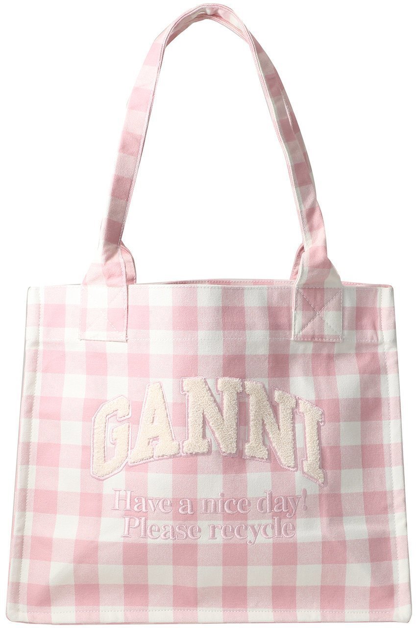 【ガニー/GANNI】のラージ イージー ショッパー Vichy 人気、トレンドファッション・服の通販 founy(ファニー) 　ファッション　Fashion　レディースファッション　Fashion for Women　バッグ　Bags　2025年　2025　2025-2026秋冬・A/W　Autumn/Winter 2025–26 AW25–26　ギンガム　Gingham, Gingham Fabric　チェック　Check, Plaid, Tartan　フェミニン　Feminine, Girly　ポケット　Pocket, Pocket Detail　A/W・秋冬　Autumn/Winter　ビジネス 仕事 通勤　Business / Work / Commuting　 other-1|ID: prp329100004608705 ipo3291000000032947308
