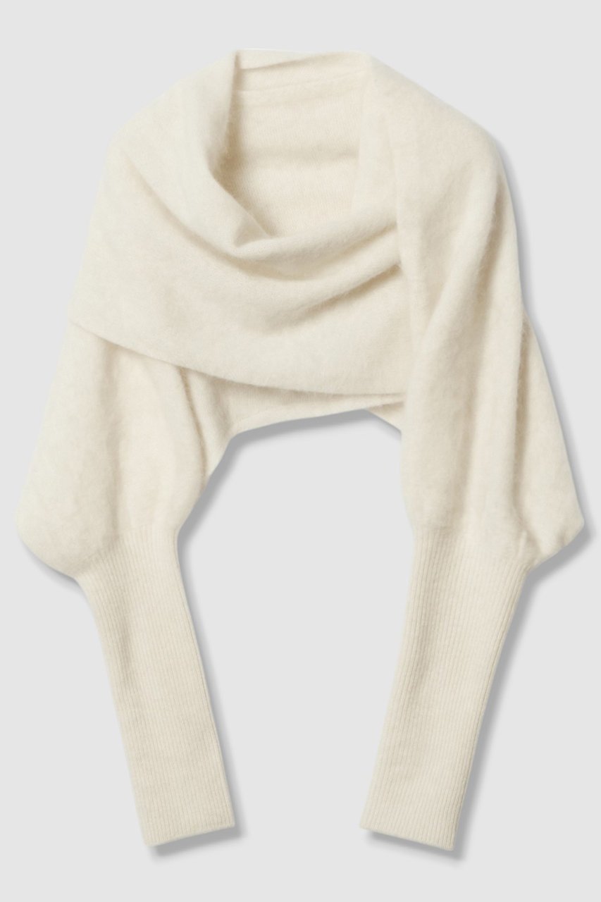 【アルアバイル/allureville】の【Loulou Willoughby】クロスアームニット 人気、トレンドファッション・服の通販 founy(ファニー) 　ファッション　Fashion　レディースファッション　Fashion for Women　ストール　Soft & Warm Scarves　マフラー・スヌード / 冬小物の定番　Scarves & Mufflers　カーディガン　Cardigan, Knitwear　ストール　Stole, Wrap　マフラー　Scarf, Muffler　A/W・秋冬　Autumn/Winter　 other-1|ID: prp329100004608713 ipo3291000000032947446