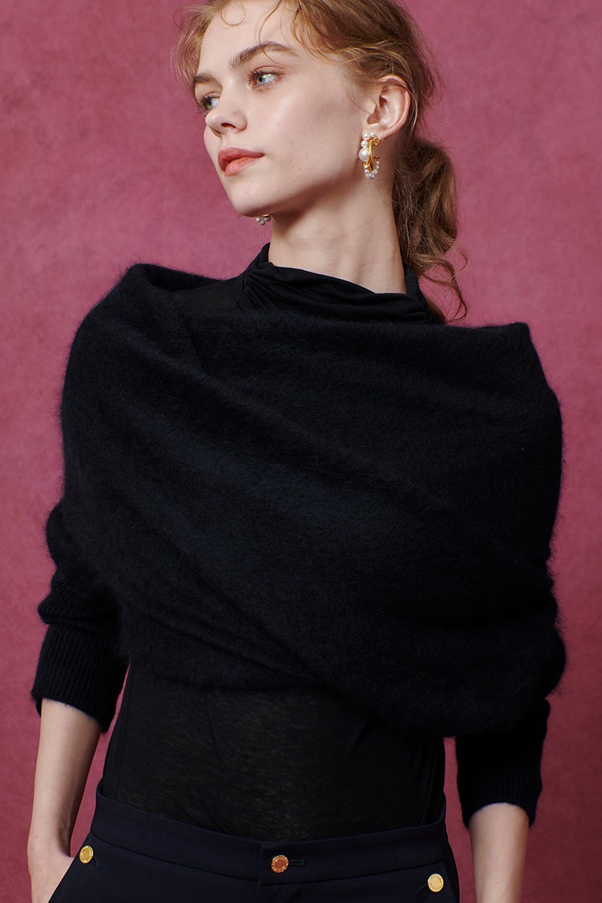 【アルアバイル/allureville】の【Loulou Willoughby】クロスアームニット 人気、トレンドファッション・服の通販 founy(ファニー) 　ファッション　Fashion　レディースファッション　Fashion for Women　ストール　Soft & Warm Scarves　マフラー・スヌード / 冬小物の定番　Scarves & Mufflers　カーディガン　Cardigan, Knitwear　ストール　Stole, Wrap　マフラー　Scarf, Muffler　A/W・秋冬　Autumn/Winter　other-6|ID: prp329100004608713 ipo3291000000034028299