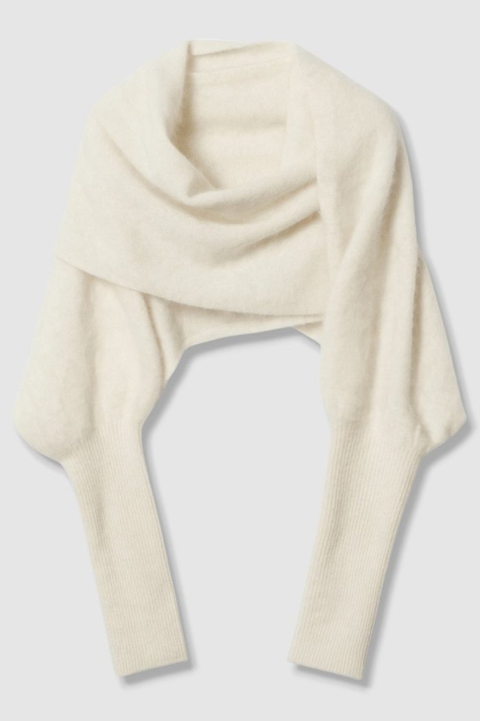 【アルアバイル/allureville】の【Loulou Willoughby】クロスアームニット インテリア・キッズ・メンズ・レディースファッション・服の通販 founy(ファニー) https://founy.com/ ファッション Fashion レディースファッション Fashion for Women ストール Soft & Warm Scarves マフラー・スヌード / 冬小物の定番 Scarves & Mufflers カーディガン Cardigan, Knitwear ストール Stole, Wrap マフラー Scarf, Muffler A/W・秋冬 Autumn/Winter |ID: prp329100004608713 ipo3291000000035795294