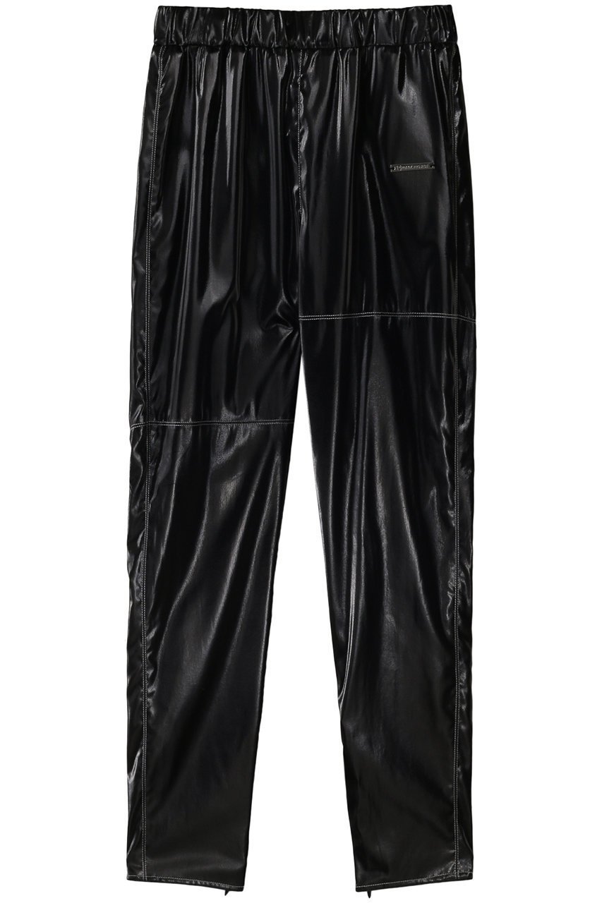 【プランク プロジェクト/PRANK PROJECT】のレザーライクスリムパンツ/Leather Like Slim Pants インテリア・キッズ・メンズ・レディースファッション・服の通販 founy(ファニー) 　ファッション　Fashion　レディースファッション　Fashion for Women　パンツ　Pants & Trousers　おすすめ　Recommended / Our Picks　エナメル　Patent Leather　ストレッチ　Stretch, Stretchy Fabric　スリット　Slit, Slit Detail　フェイクレザー　Faux Leather, PU Leather　BLK(ブラック)|ID: prp329100004608716 ipo3291000000036141705