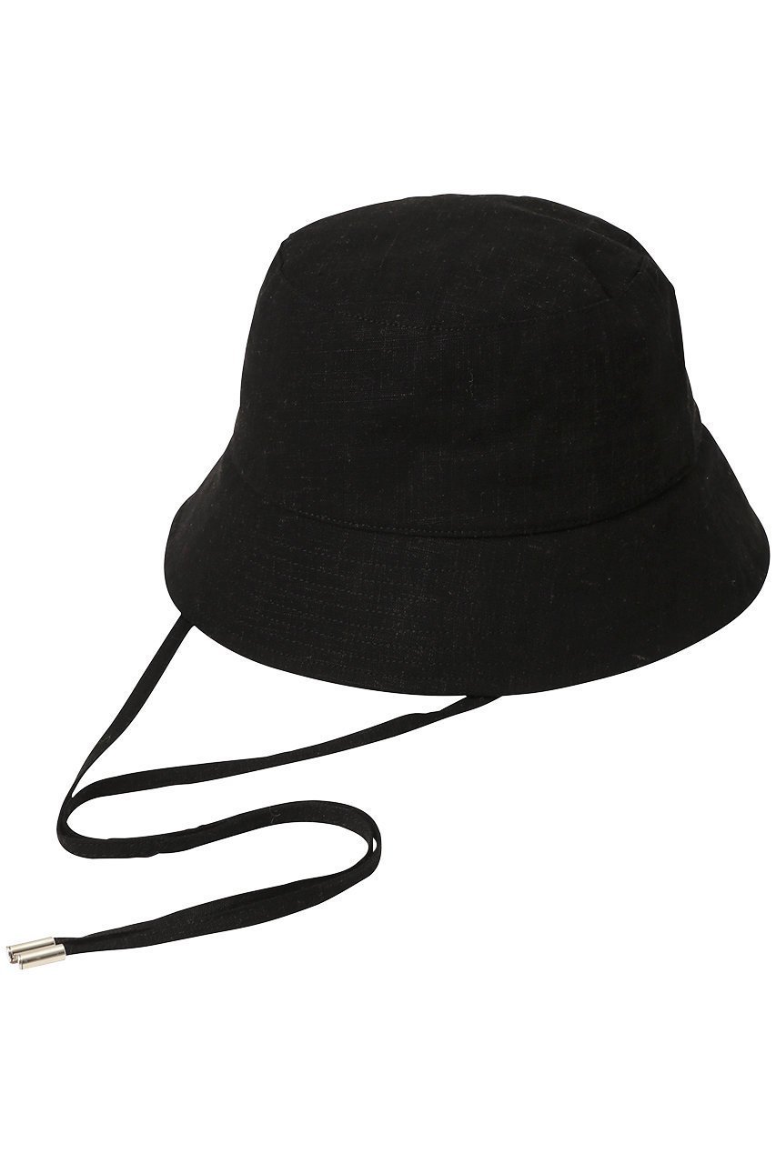 【ウィムガゼット/Whim Gazette】の【THE PAUSE】バケットハット インテリア・キッズ・メンズ・レディースファッション・服の通販 founy(ファニー) 　ファッション　Fashion　レディースファッション　Fashion for Women　キャップ&ハット　Hats & Caps　グラデーション　Gradient, Ombre　スタンダード　Standard, Basic　リネン　Linen, Linen Fabric　リボン　Ribbon, Bow　ワーク　Workwear, Utility Style　ヴィンテージ　Vintage Style　帽子　Hat, Headwear　ブラック|ID: prp329100004608718 ipo3291000000032947572
