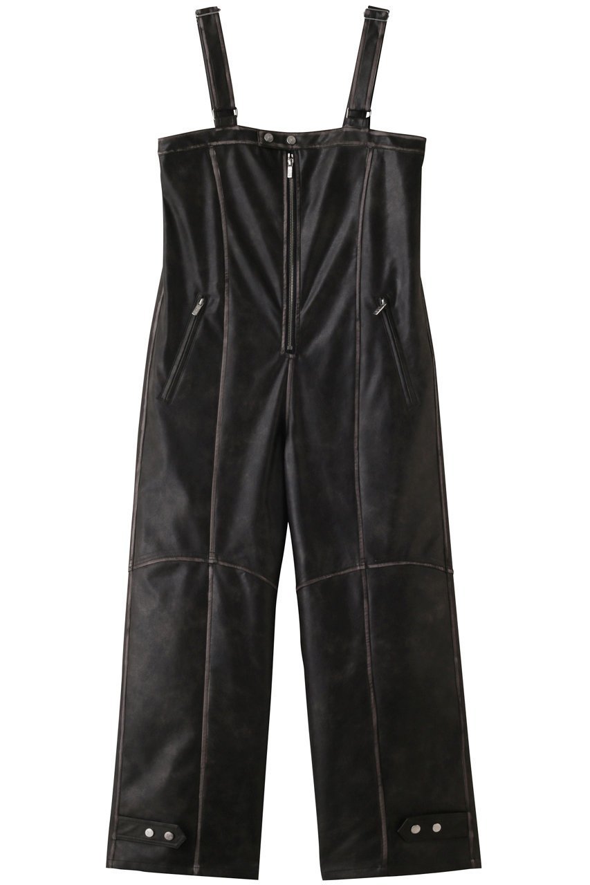【プランク プロジェクト/PRANK PROJECT】のバイカーオールインワン/Biker Jumpsuit 人気、トレンドファッション・服の通販 founy(ファニー) 　ファッション　Fashion　レディースファッション　Fashion for Women　パンツ　Pants & Trousers　フェイクレザー　Faux Leather, PU Leather　 other-1|ID: prp329100004608719 ipo3291000000032947574