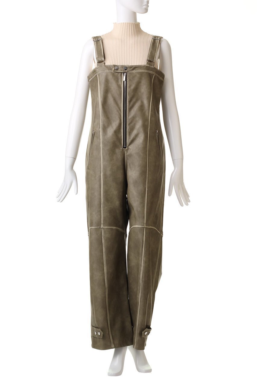 【プランク プロジェクト/PRANK PROJECT】のバイカーオールインワン/Biker Jumpsuit 人気、トレンドファッション・服の通販 founy(ファニー) 　ファッション　Fashion　レディースファッション　Fashion for Women　パンツ　Pants & Trousers　フェイクレザー　Faux Leather, PU Leather　other-2|ID: prp329100004608719 ipo3291000000032947592