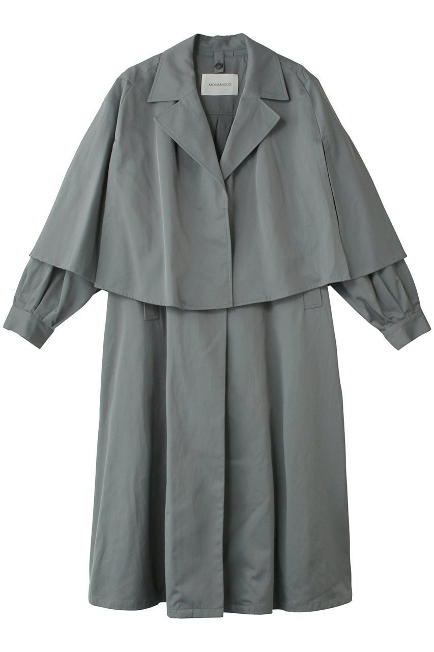 【ミディウミソリッド/MIDIUMISOLID】の3way cape coat コート インテリア・キッズ・メンズ・レディースファッション・服の通販 founy(ファニー) 　ファッション　Fashion　レディースファッション　Fashion for Women　アウター　Coat / Outerwear Collection　コート・ロングコート・ピーコート　Long Coats, Peacoats & More　ロング　Long, Long-Length　l.gray|ID: prp329100004608725 ipo3291000000032947751