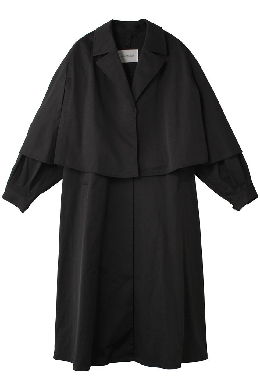 【ミディウミソリッド/MIDIUMISOLID】の3way cape coat コート インテリア・キッズ・メンズ・レディースファッション・服の通販 founy(ファニー) 　ファッション　Fashion　レディースファッション　Fashion for Women　アウター　Coat / Outerwear Collection　コート・ロングコート・ピーコート　Long Coats, Peacoats & More　ロング　Long, Long-Length　black|ID: prp329100004608725 ipo3291000000032947758