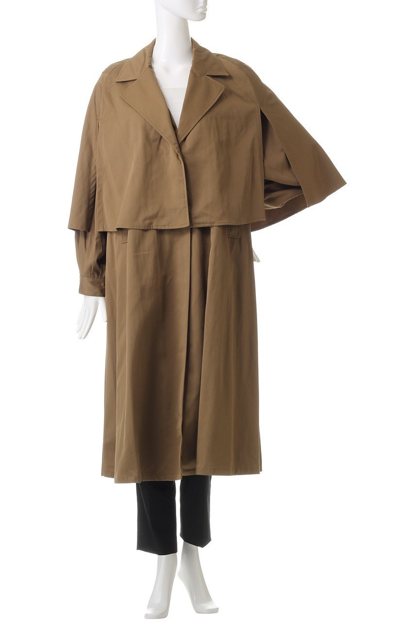 【ミディウミソリッド/MIDIUMISOLID】の3way cape coat コート 人気、トレンドファッション・服の通販 founy(ファニー) 　ファッション　Fashion　レディースファッション　Fashion for Women　アウター　Coat / Outerwear Collection　コート・ロングコート・ピーコート　Long Coats, Peacoats & More　ロング　Long, Long-Length　other-2|ID: prp329100004608725 ipo3291000000032947765