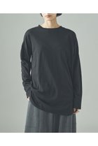 【カレンソロジー/Curensology】のシャツテイルロングTシャツ ブラック|ID:prp329100004608728