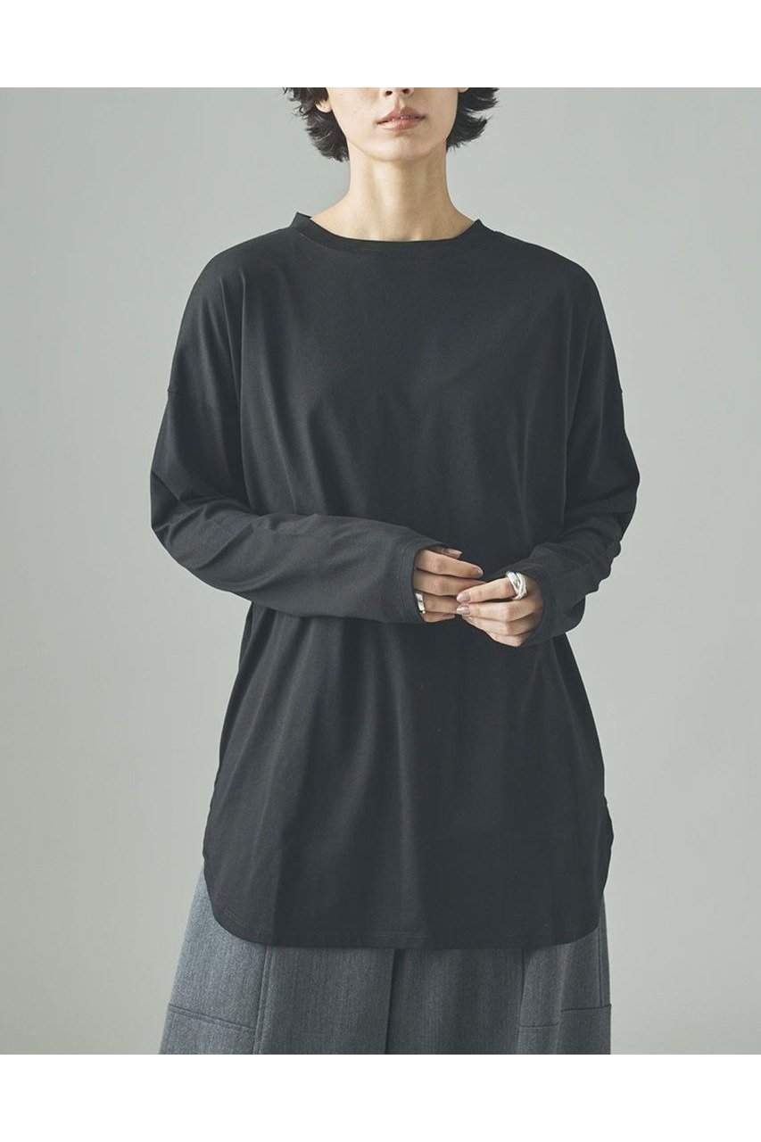 【カレンソロジー/Curensology】のシャツテイルロングTシャツ 人気、トレンドファッション・服の通販 founy(ファニー) 　ファッション　Fashion　レディースファッション　Fashion for Women　トップス・カットソー　Cut & Sew Tops　シャツ・ブラウス・オフィスカジュアル　Elegant Blouses & Button-Ups　ロングTシャツ・Tシャツ　Longline T-Shirts & Tees　カットソー・ベーシックTシャツ　Cut-and-Sewn Tops / Stretch Tees & Basics　おすすめ　Recommended / Our Picks　スリーブ　Sleeve, Long Sleeve / Short Sleeve　ロング　Long, Long-Length　新作・新入荷　New Arrivals / New In　other-2|ID: prp329100004608728 ipo3291000000032947831