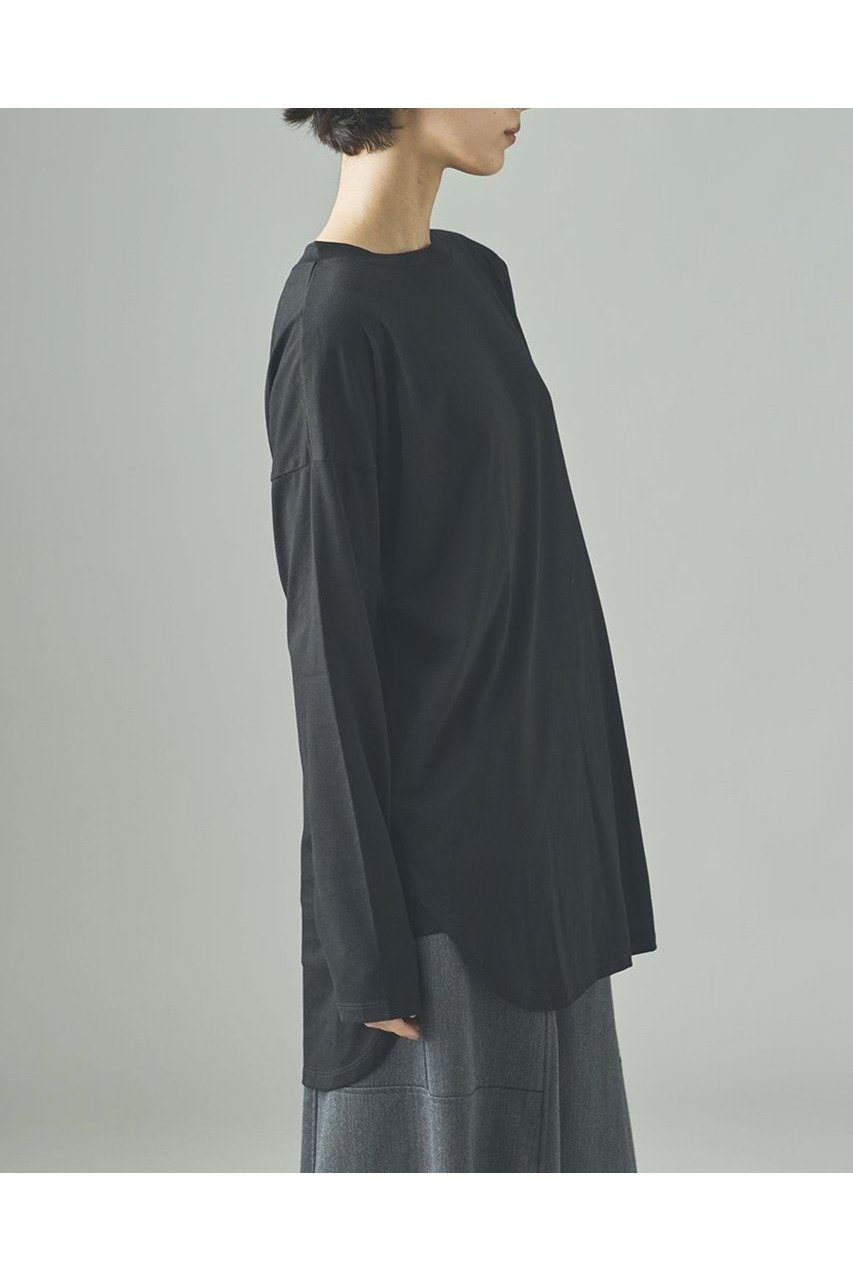 【カレンソロジー/Curensology】のシャツテイルロングTシャツ 人気、トレンドファッション・服の通販 founy(ファニー) 　ファッション　Fashion　レディースファッション　Fashion for Women　トップス・カットソー　Cut & Sew Tops　シャツ・ブラウス・オフィスカジュアル　Elegant Blouses & Button-Ups　ロングTシャツ・Tシャツ　Longline T-Shirts & Tees　カットソー・ベーシックTシャツ　Cut-and-Sewn Tops / Stretch Tees & Basics　おすすめ　Recommended / Our Picks　スリーブ　Sleeve, Long Sleeve / Short Sleeve　ロング　Long, Long-Length　新作・新入荷　New Arrivals / New In　other-4|ID: prp329100004608728 ipo3291000000032947845