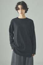 【カレンソロジー/Curensology】のシャツテイルロングTシャツ ブラック|ID:prp329100004608728