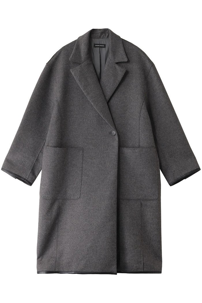 【メゾンスペシャル/MAISON SPECIAL】のCashmere Beaver Chester Coat/カシミヤビーバーチェスターコート インテリア・キッズ・メンズ・レディースファッション・服の通販 founy(ファニー) https://founy.com/ ファッション Fashion レディースファッション Fashion for Women アウター Coat / Outerwear Collection コート・ロングコート・ピーコート Long Coats, Peacoats & More チェスターコート・ロング丈アウター Chester Coats / Chesterfield Long Coats ダブル Double, Double-Breasted チェスターコート Chester Coat, Long Coat 人気 Popular, Best Seller パイピング Piping, Trim Design ロング Long, Long-Length |ID: prp329100004608729 ipo3291000000035064442