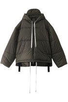 【ヌメロ ヴェントゥーノ/N°21 / MEN】の【MEN】ナイロン フーディージャケット カーキ|ID: prp329100004608734 ipo3291000000035691292