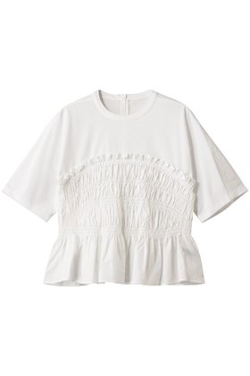【マルティニーク/martinique】のシャーリングコンビプルオーバー 人気、トレンドファッション・服の通販 founy(ファニー) ファッション Fashion レディースファッション Fashion for Women トップス・カットソー Cut & Sew Tops シャツ・ブラウス・オフィスカジュアル Elegant Blouses & Button-Ups ロングTシャツ・Tシャツ Longline T-Shirts & Tees カジュアルプルオーバー・ニットトップス Pullovers & Knit Tops / Casual Pullovers カットソー・ベーシックTシャツ Cut-and-Sewn Tops / Stretch Tees & Basics 2025年 2025 2025-2026秋冬・A/W Autumn/Winter 2025–26 AW25–26 コンビ Combo, Combination Style シャーリング Shirring, Ruched ショート Short, Short Length スリーブ Sleeve, Long Sleeve / Short Sleeve センター Center, Center Line デニム Denim, Jeans Material A/W・秋冬 Autumn/Winter |ID:prp329100004608738