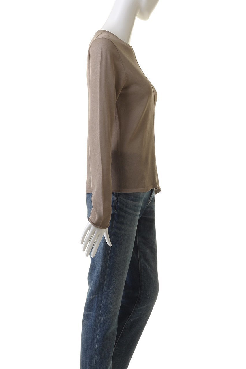 【マリリンムーン/MARILYN MOON】のハイツイストコットンシアーニットトップ 人気、トレンドファッション・服の通販 founy(ファニー) 　ファッション　Fashion　レディースファッション　Fashion for Women　トップス・カットソー　Cut & Sew Tops　ニット　Knit Tops & Sweaters　カジュアルプルオーバー・ニットトップス　Pullovers & Knit Tops / Casual Pullovers　インナー　Innerwear　シャーリング　Shirring, Ruched　トレンド　Trend, Trending Now　other-3|ID: prp329100004608739 ipo3291000000032948129