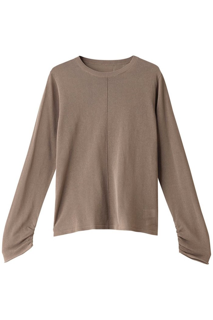 【マリリンムーン/MARILYN MOON】のハイツイストコットンシアーニットトップ インテリア・キッズ・メンズ・レディースファッション・服の通販 founy(ファニー) https://founy.com/ ファッション Fashion レディースファッション Fashion for Women トップス・カットソー Cut & Sew Tops ニット Knit Tops & Sweaters カジュアルプルオーバー・ニットトップス Pullovers & Knit Tops / Casual Pullovers インナー Innerwear シャーリング Shirring, Ruched トレンド Trend, Trending Now |ID: prp329100004608739 ipo3291000000034957405