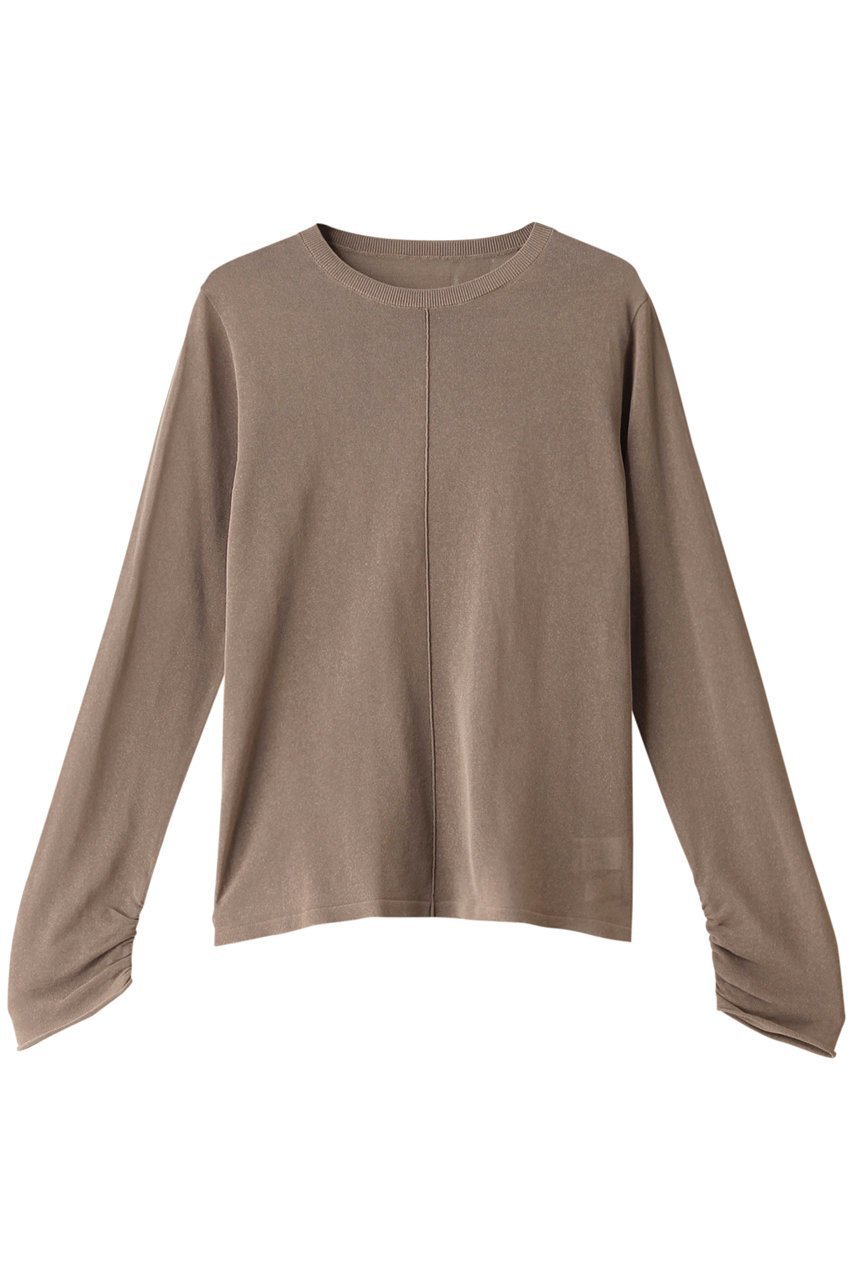 【マリリンムーン/MARILYN MOON】のハイツイストコットンシアーニットトップ 人気、トレンドファッション・服の通販 founy(ファニー) 　ファッション　Fashion　レディースファッション　Fashion for Women　トップス・カットソー　Cut & Sew Tops　ニット　Knit Tops & Sweaters　カジュアルプルオーバー・ニットトップス　Pullovers & Knit Tops / Casual Pullovers　インナー　Innerwear　シャーリング　Shirring, Ruched　トレンド　Trend, Trending Now　 other-1|ID: prp329100004608739 ipo3291000000036088943