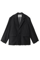 【プランク プロジェクト/PRANK PROJECT】のローヘムジャケット / Low Hem Jacket 人気、トレンドファッション・服の通販 founy(ファニー) ファッション Fashion レディースファッション Fashion for Women アウター Coat / Outerwear Collection レディースジャケット・軽アウター Jackets アンゴラ Angora Knitwear カットオフ Cut-Off Design シルク Silk, 100% Silk ジャケット Jacket, Outerwear ストライプ Stripe, Striped Pattern セットアップ Set-Up, Coordinated Outfit チェック Check, Plaid, Tartan ポケット Pocket, Pocket Detail ワッシャー Washer, Crinkled Finish thumbnail C.GRY(チャコールグレー)|ID: prp329100004608743 ipo3291000000034980443