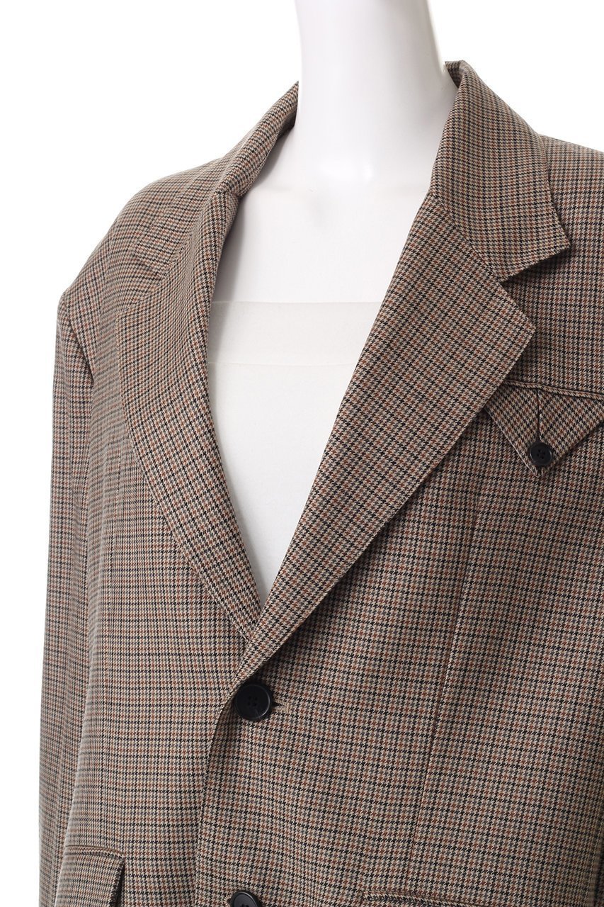 【プランク プロジェクト/PRANK PROJECT】のローヘムジャケット / Low Hem Jacket 人気、トレンドファッション・服の通販 founy(ファニー) 　ファッション　Fashion　レディースファッション　Fashion for Women　アウター　Coat / Outerwear Collection　レディースジャケット・軽アウター　Jackets　アンゴラ　Angora Knitwear　カットオフ　Cut-Off Design　シルク　Silk, 100% Silk　ジャケット　Jacket, Outerwear　ストライプ　Stripe, Striped Pattern　セットアップ　Set-Up, Coordinated Outfit　チェック　Check, Plaid, Tartan　ポケット　Pocket, Pocket Detail　ワッシャー　Washer, Crinkled Finish　other-5|ID: prp329100004608743 ipo3291000000034980447