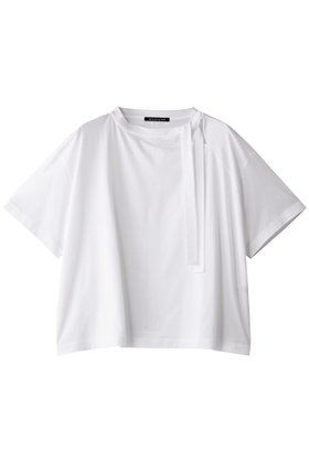 【ミズイロ インド/mizuiro ind】のribbon collar T Tシャツ 人気、トレンドファッション・服の通販 founy(ファニー) ファッション Fashion レディースファッション Fashion for Women トップス・カットソー Cut & Sew Tops シャツ・ブラウス・オフィスカジュアル Elegant Blouses & Button-Ups ロングTシャツ・Tシャツ Longline T-Shirts & Tees カットソー・ベーシックTシャツ Cut-and-Sewn Tops / Stretch Tees & Basics ショート Short, Short Length シンプル Simple, Minimal スリーブ Sleeve, Long Sleeve / Short Sleeve トレンド Trend, Trending Now バランス Balance, Style Balance フェミニン Feminine, Girly リボン Ribbon, Bow ワイド Wide, Wide Fit 新作・新入荷 New Arrivals / New In |ID:prp329100004608744