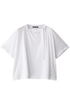 【ミズイロ インド/mizuiro ind】のribbon collar T Tシャツ off white|ID:prp329100004608744