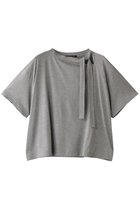 【ミズイロ インド/mizuiro ind】のribbon collar T Tシャツ gray|ID:prp329100004608744
