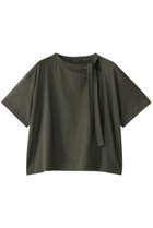 【ミズイロ インド/mizuiro ind】のribbon collar T Tシャツ c.gray|ID:prp329100004608744