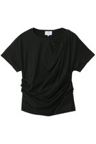 【ランバン オン ブルー/LANVIN en Bleu】のタックドレープカットソー ブラック|ID: prp329100004608747 ipo3291000000035964004