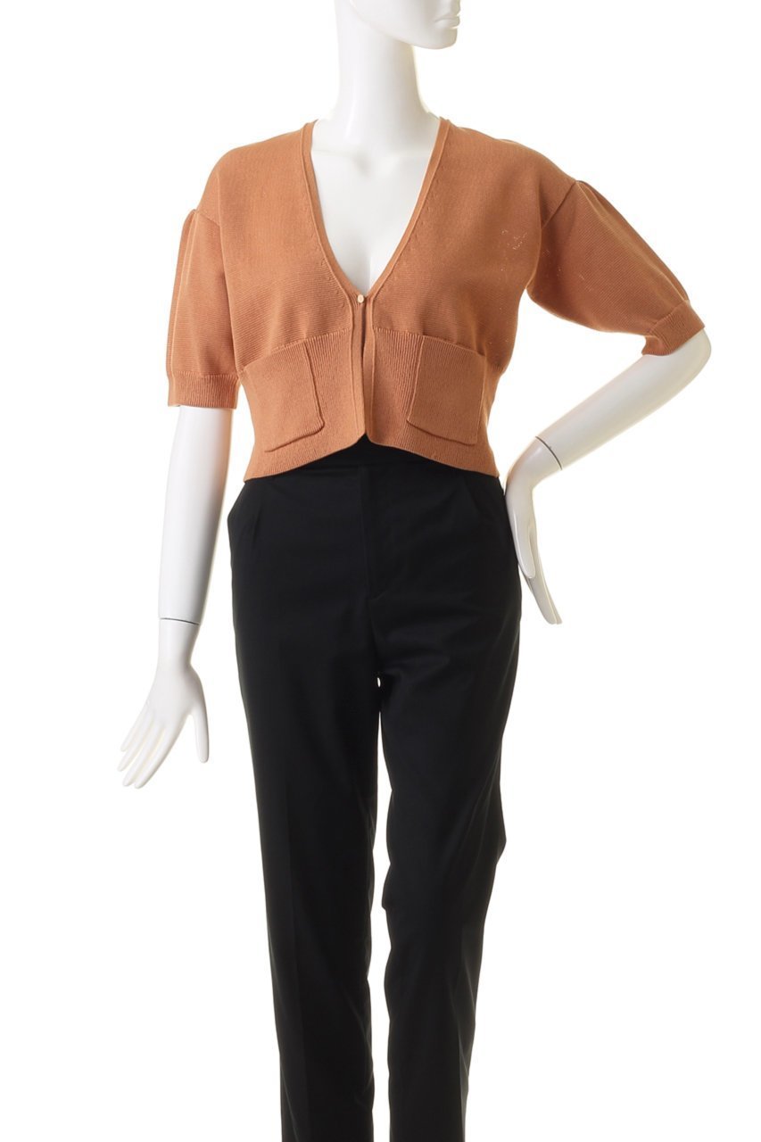 【マルティニーク/martinique】のグログランニットカーディガン 人気、トレンドファッション・服の通販 founy(ファニー) 　ファッション　Fashion　レディースファッション　Fashion for Women　トップス・カットソー　Cut & Sew Tops　ニット　Knit Tops & Sweaters　カーディガン・羽織り　Layered Style Cardigans　おすすめ　Recommended / Our Picks　カーディガン　Cardigan, Knitwear　コンパクト　Compact, Small Size　デコルテ　Décolleté, Neckline　トレンド　Trend, Trending Now　エレガント 上品　Elegant　other-2|ID: prp329100004608748 ipo3291000000032948360