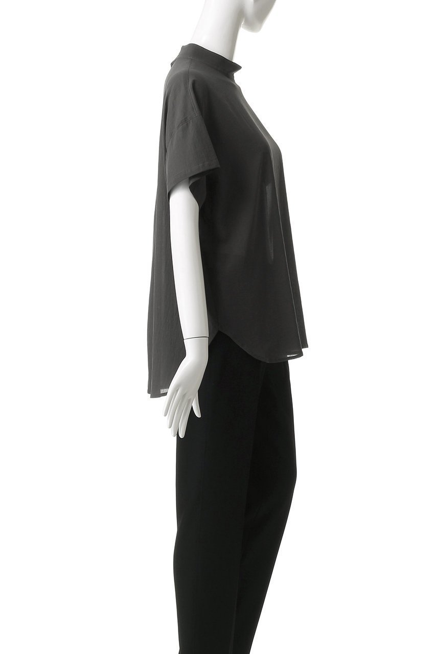 【フローレント/FLORENT】のコットン ハイネック トップス 人気、トレンドファッション・服の通販 founy(ファニー) 　ファッション　Fashion　レディースファッション　Fashion for Women　トップス・カットソー　Cut & Sew Tops　シャツ・ブラウス・オフィスカジュアル　Elegant Blouses & Button-Ups　ロングTシャツ・Tシャツ　Longline T-Shirts & Tees　カットソー・ベーシックTシャツ　Cut-and-Sewn Tops / Stretch Tees & Basics　2025年　2025　2025-2026秋冬・A/W　Autumn/Winter 2025–26 AW25–26　ショート　Short, Short Length　スリーブ　Sleeve, Long Sleeve / Short Sleeve　ハイネック　High Neck, Mock Neck　バランス　Balance, Style Balance　エレガント 上品　Elegant　A/W・秋冬　Autumn/Winter　other-3|ID: prp329100004608749 ipo3291000000032948395