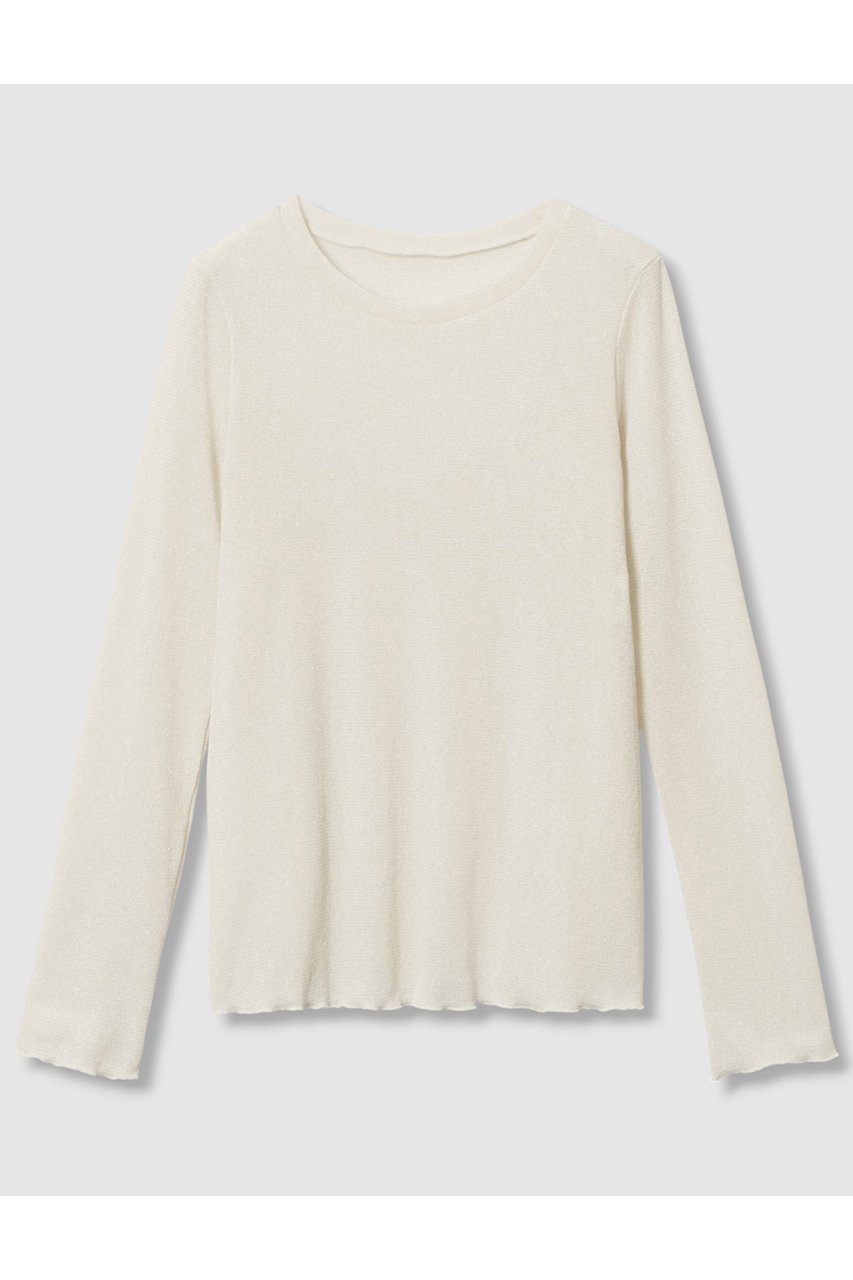 【アナイ/ANAYI】のラメドライテレコクルー プルオーバー 人気、トレンドファッション・服の通販 founy(ファニー) ファッション Fashion レディースファッション Fashion for Women トップス・カットソー Cut & Sew Tops シャツ・ブラウス・オフィスカジュアル Elegant Blouses & Button-Ups ロングTシャツ・Tシャツ Longline T-Shirts & Tees カジュアルプルオーバー・ニットトップス Pullovers & Knit Tops / Casual Pullovers カットソー・ベーシックTシャツ Cut-and-Sewn Tops / Stretch Tees & Basics インナー Innerwear シンプル Simple, Minimal ジャケット Jacket, Outerwear スリーブ Sleeve, Long Sleeve / Short Sleeve ロング Long, Long-Length エレガント 上品 Elegant other-1|ID: prp329100004608751 ipo3291000000032948483