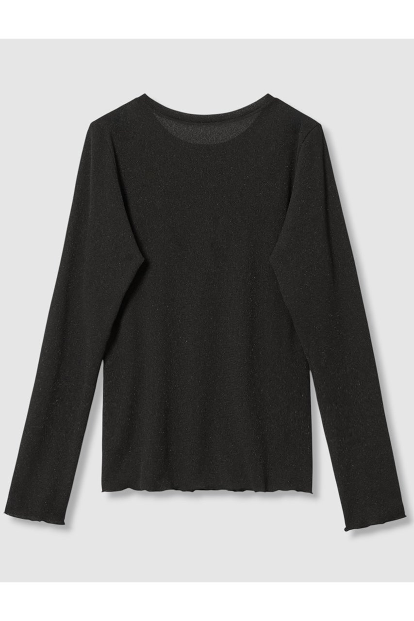 【アナイ/ANAYI】のラメドライテレコクルー プルオーバー 人気、トレンドファッション・服の通販 founy(ファニー) 　ファッション　Fashion　レディースファッション　Fashion for Women　トップス・カットソー　Cut & Sew Tops　シャツ・ブラウス・オフィスカジュアル　Elegant Blouses & Button-Ups　ロングTシャツ・Tシャツ　Longline T-Shirts & Tees　カジュアルプルオーバー・ニットトップス　Pullovers & Knit Tops / Casual Pullovers　カットソー・ベーシックTシャツ　Cut-and-Sewn Tops / Stretch Tees & Basics　インナー　Innerwear　シンプル　Simple, Minimal　ジャケット　Jacket, Outerwear　スリーブ　Sleeve, Long Sleeve / Short Sleeve　ロング　Long, Long-Length　エレガント 上品　Elegant　other-2|ID: prp329100004608751 ipo3291000000035373680