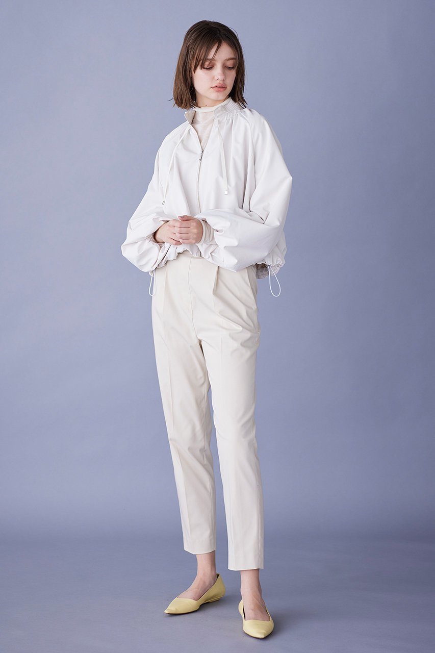 【マリリンムーン/MARILYN MOON】のプリーツツイルバルーンスリーブブルゾン 人気、トレンドファッション・服の通販 founy(ファニー) 　ファッション　Fashion　レディースファッション　Fashion for Women　アウター　Coat / Outerwear Collection　レディースジャケット・軽アウター　Jackets　ブルゾンジャケット・スポーティアウター　Blouson Jackets　ショート　Short, Short Length　ジャケット　Jacket, Outerwear　スリーブ　Sleeve, Long Sleeve / Short Sleeve　トレンド　Trend, Trending Now　バランス　Balance, Style Balance　バルーン　Balloon, Balloon Silhouette　ブルゾン　Blouson, Bomber Jacket　プリーツ　Pleats, Pleated　ボトム　Bottoms, Lower Wear　エレガント 上品　Elegant　other-8|ID: prp329100004608752 ipo3291000000032948547
