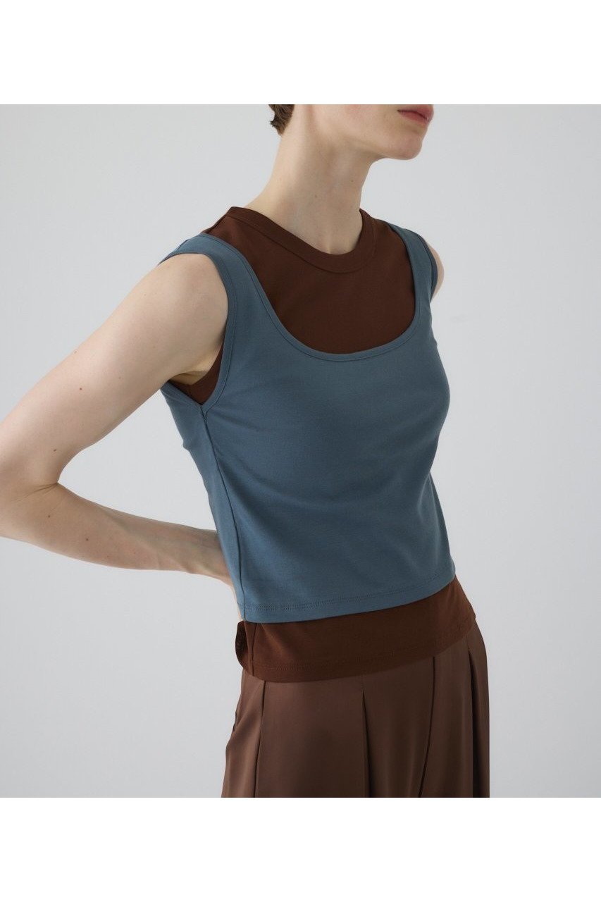 【リムアーク/RIM.ARK】の【7/16 10:00販売開始】High gauge cotton N/S set/トップス・セットアイテム 人気、トレンドファッション・服の通販 founy(ファニー) 　ファッション　Fashion　レディースファッション　Fashion for Women　トップス・カットソー　Cut & Sew Tops　キャミソール&ノースリーブ　Camisoles & Sleeveless Tops　シャツ・ブラウス・オフィスカジュアル　Elegant Blouses & Button-Ups　ロングTシャツ・Tシャツ　Longline T-Shirts & Tees　カットソー・ベーシックTシャツ　Cut-and-Sewn Tops / Stretch Tees & Basics　おすすめ　Recommended / Our Picks　インナー　Innerwear　キャミソール　Camisole, Spaghetti Strap Top　タンク　Tank Top, Sleeveless Top　ベーシック　Basic, Essential　今季　This Season, Current Season　吸水　Absorbent, Quick-Dry　新作・新入荷　New Arrivals / New In　other-4|ID: prp329100004608755 ipo3291000000032948651