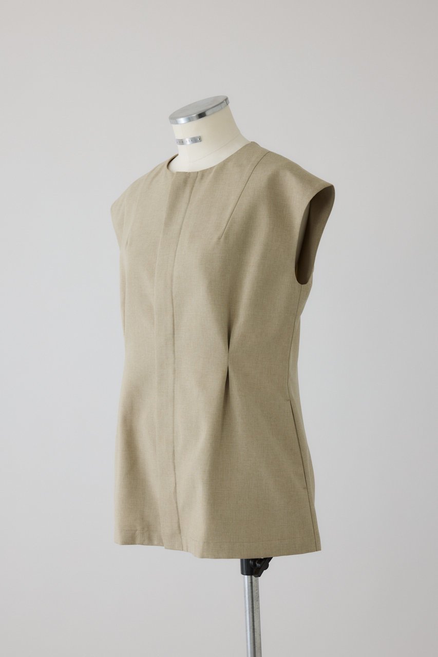 【リムアーク/RIM.ARK】の【7/16 10:00販売開始】Vest like tops/トップス 人気、トレンドファッション・服の通販 founy(ファニー) 　ファッション　Fashion　レディースファッション　Fashion for Women　アウター　Coat / Outerwear Collection　トップス・カットソー　Cut & Sew Tops　シャツ・ブラウス・オフィスカジュアル　Elegant Blouses & Button-Ups　ロングTシャツ・Tシャツ　Longline T-Shirts & Tees　ベスト&ジレ / 重ね着スタイル　Vests & Gilets　カットソー・ベーシックTシャツ　Cut-and-Sewn Tops / Stretch Tees & Basics　シェイプ　Shape, Slim Fit　ショート　Short, Short Length　ジャケット　Jacket, Outerwear　スリーブ　Sleeve, Long Sleeve / Short Sleeve　新作・新入荷　New Arrivals / New In　other-2|ID: prp329100004608757 ipo3291000000032948701