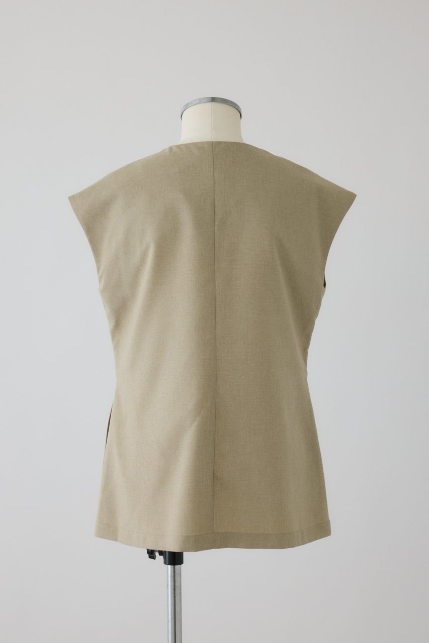 【リムアーク/RIM.ARK】の【7/16 10:00販売開始】Vest like tops/トップス 人気、トレンドファッション・服の通販 founy(ファニー) 　ファッション　Fashion　レディースファッション　Fashion for Women　アウター　Coat / Outerwear Collection　トップス・カットソー　Cut & Sew Tops　シャツ・ブラウス・オフィスカジュアル　Elegant Blouses & Button-Ups　ロングTシャツ・Tシャツ　Longline T-Shirts & Tees　ベスト&ジレ / 重ね着スタイル　Vests & Gilets　カットソー・ベーシックTシャツ　Cut-and-Sewn Tops / Stretch Tees & Basics　シェイプ　Shape, Slim Fit　ショート　Short, Short Length　ジャケット　Jacket, Outerwear　スリーブ　Sleeve, Long Sleeve / Short Sleeve　新作・新入荷　New Arrivals / New In　other-4|ID: prp329100004608757 ipo3291000000032948712