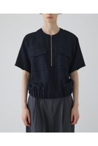 【リムアーク/RIM.ARK】の【7/11 10:00販売開始】Zip up box tops/トップス ネイビー|ID:prp329100004608758