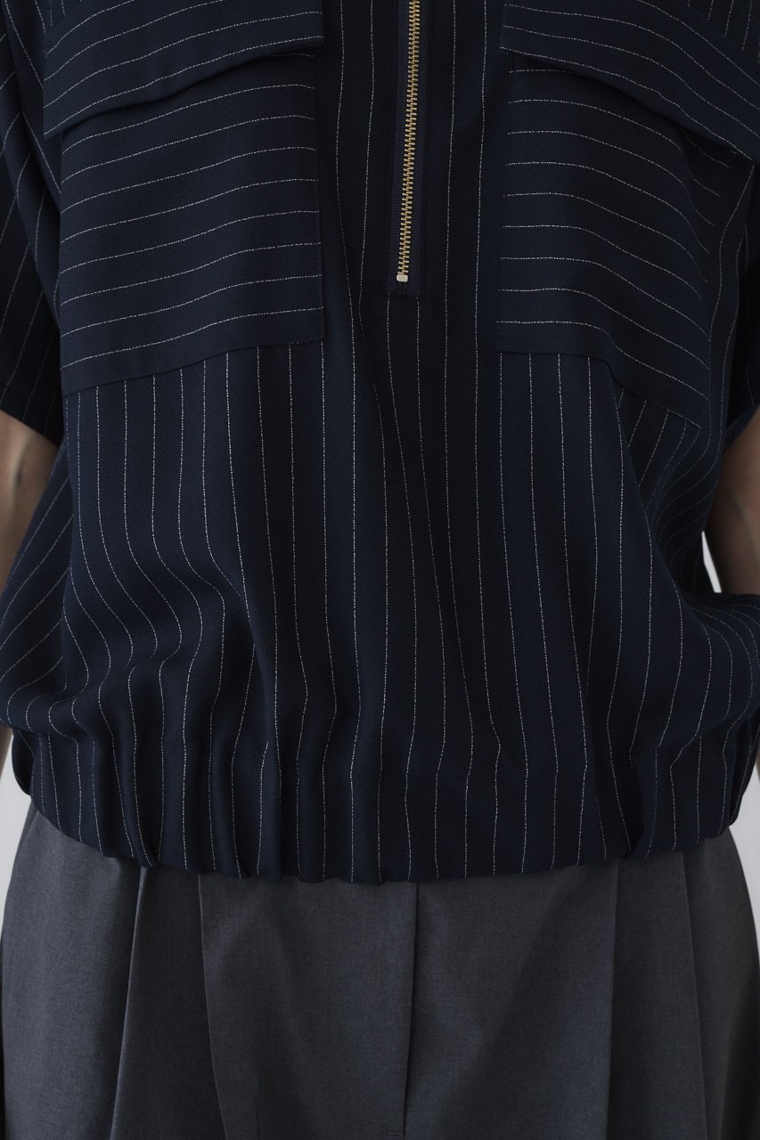 【リムアーク/RIM.ARK】の【7/11 10:00販売開始】Zip up box tops/トップス 人気、トレンドファッション・服の通販 founy(ファニー) 　ファッション　Fashion　レディースファッション　Fashion for Women　トップス・カットソー　Cut & Sew Tops　シャツ・ブラウス・オフィスカジュアル　Elegant Blouses & Button-Ups　ロングTシャツ・Tシャツ　Longline T-Shirts & Tees　カットソー・ベーシックTシャツ　Cut-and-Sewn Tops / Stretch Tees & Basics　アクセサリー　Fashion Accessories　ショート　Short, Short Length　シンプル　Simple, Minimal　ストライプ　Stripe, Striped Pattern　スリーブ　Sleeve, Long Sleeve / Short Sleeve　新作・新入荷　New Arrivals / New In　other-8|ID: prp329100004608758 ipo3291000000032948799