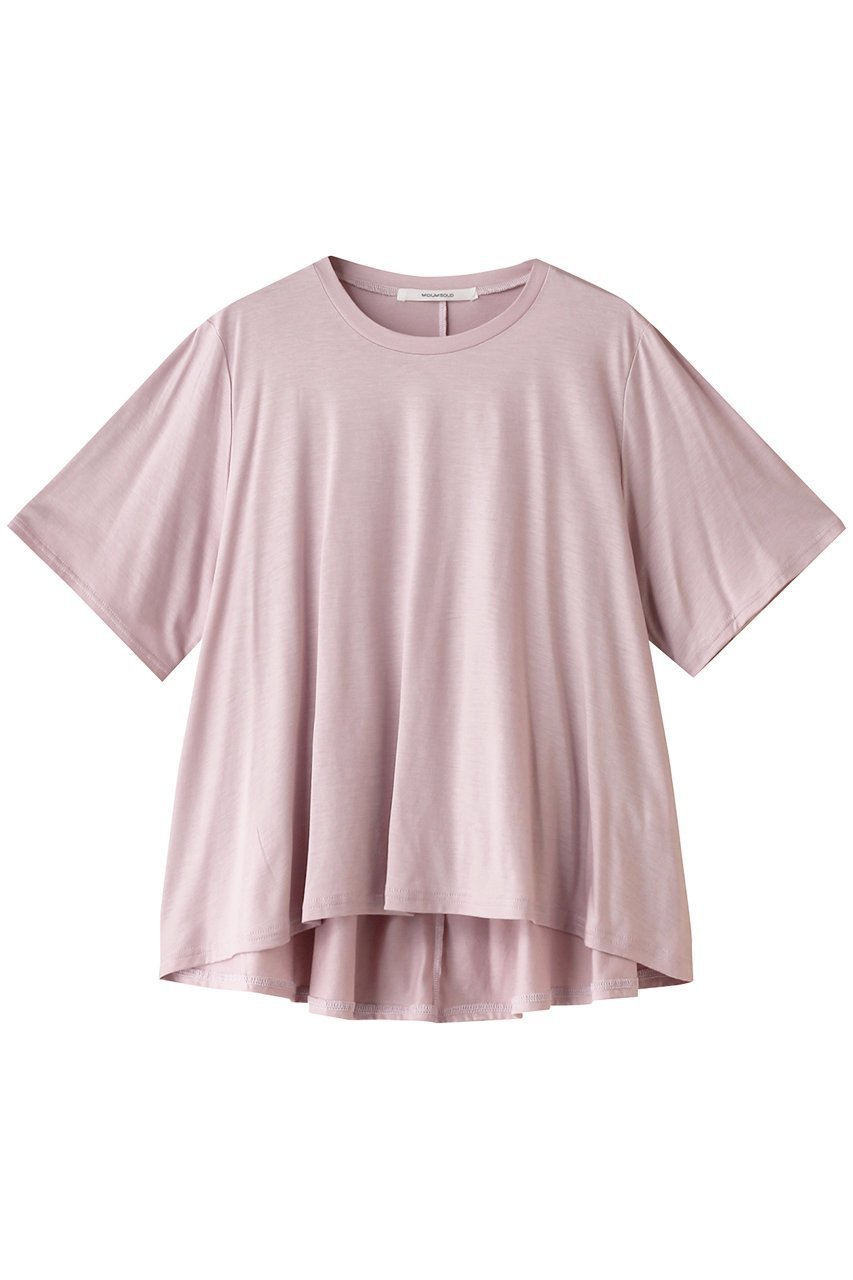 【ミディウミソリッド/MIDIUMISOLID】のc/neck A line PO プルオーバー インテリア・キッズ・メンズ・レディースファッション・服の通販 founy(ファニー) 　ファッション　Fashion　レディースファッション　Fashion for Women　トップス・カットソー　Cut & Sew Tops　シャツ・ブラウス・オフィスカジュアル　Elegant Blouses & Button-Ups　ロングTシャツ・Tシャツ　Longline T-Shirts & Tees　カジュアルプルオーバー・ニットトップス　Pullovers & Knit Tops / Casual Pullovers　カットソー・ベーシックTシャツ　Cut-and-Sewn Tops / Stretch Tees & Basics　おすすめ　Recommended / Our Picks　ショート　Short, Short Length　シンプル　Simple, Minimal　スリーブ　Sleeve, Long Sleeve / Short Sleeve　ドレープ　Drape, Draping Fabric　フレア　Flare, Flared　半袖　Short Sleeve, Half Sleeve　pink|ID: prp329100004608759 ipo3291000000032948824