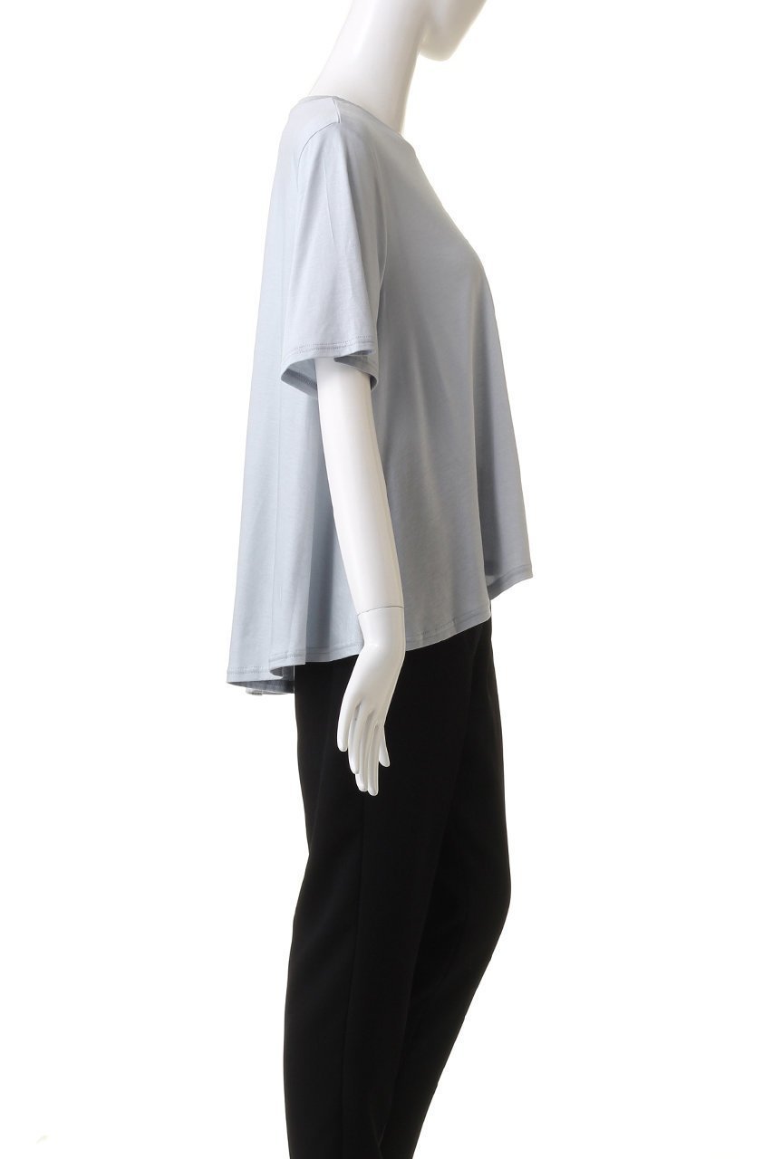 【ミディウミソリッド/MIDIUMISOLID】のc/neck A line PO プルオーバー 人気、トレンドファッション・服の通販 founy(ファニー) 　ファッション　Fashion　レディースファッション　Fashion for Women　トップス・カットソー　Cut & Sew Tops　シャツ・ブラウス・オフィスカジュアル　Elegant Blouses & Button-Ups　ロングTシャツ・Tシャツ　Longline T-Shirts & Tees　カジュアルプルオーバー・ニットトップス　Pullovers & Knit Tops / Casual Pullovers　カットソー・ベーシックTシャツ　Cut-and-Sewn Tops / Stretch Tees & Basics　おすすめ　Recommended / Our Picks　ショート　Short, Short Length　シンプル　Simple, Minimal　スリーブ　Sleeve, Long Sleeve / Short Sleeve　ドレープ　Drape, Draping Fabric　フレア　Flare, Flared　半袖　Short Sleeve, Half Sleeve　other-3|ID: prp329100004608759 ipo3291000000032948842