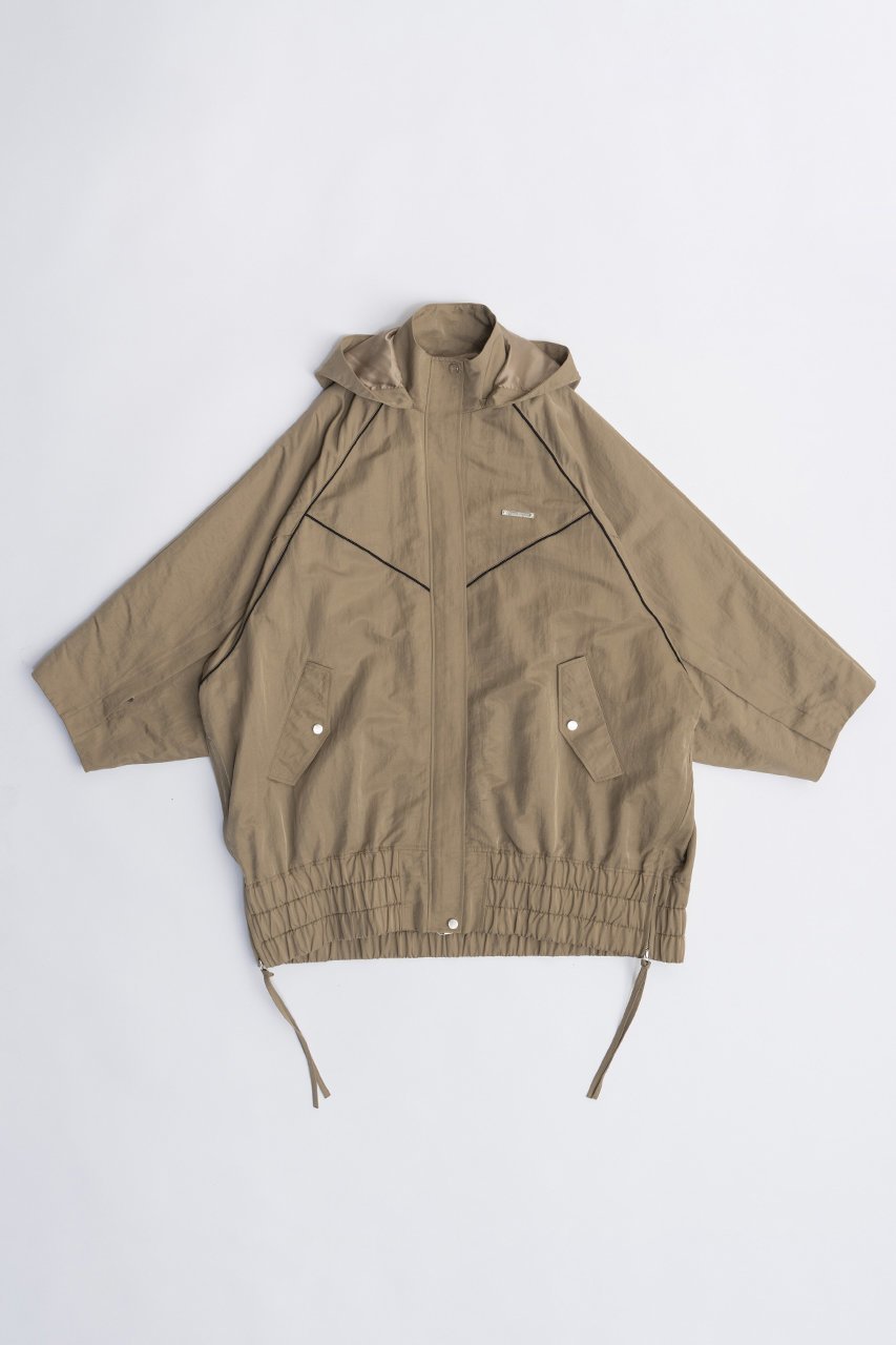 【プランク プロジェクト/PRANK PROJECT】のビックトラックコート / Big Track Coat インテリア・キッズ・メンズ・レディースファッション・服の通販 founy(ファニー) ファッション Fashion レディースファッション Fashion for Women アウター Coat / Outerwear Collection コート・ロングコート・ピーコート Long Coats, Peacoats & More ショート Short, Short Length ジャケット Jacket, Outerwear スリット Slit, Slit Detail ポンチョ Poncho, Cape Style BGE(ベージュ)|ID: prp329100004608765 ipo3291000000034422540