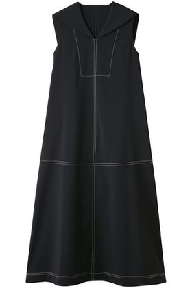 【ランバン オン ブルー/LANVIN en Bleu】のセーラーカラーフレアワンピース 人気、トレンドファッション・服の通販 founy(ファニー) ファッション Fashion レディースファッション Fashion for Women ワンピース Dresses チュニック Tunic Tops & Dresses チュニック Tunic, Long Top ハイネック High Neck, Mock Neck ロング Long, Long-Length 新作・新入荷 New Arrivals / New In |ID:prp329100004608766