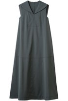 【ランバン オン ブルー/LANVIN en Bleu】のセーラーカラーフレアワンピース グリーン|ID:prp329100004608766