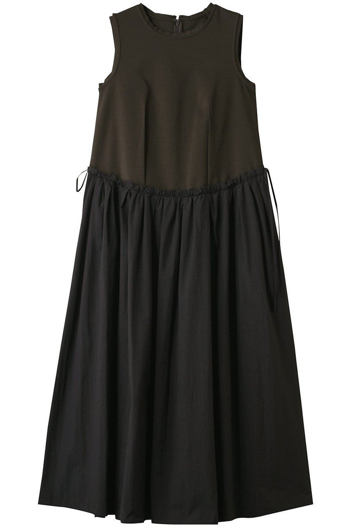 【ランバン オン ブルー/LANVIN en Bleu】のタフタコンビカットソーワンピース インテリア・キッズ・メンズ・レディースファッション・服の通販 founy(ファニー) https://founy.com/ ファッション Fashion レディースファッション Fashion for Women ワンピース Dresses チュニック Tunic Tops & Dresses コンビ Combo, Combination Style ジャケット Jacket, Outerwear タフタ Taffeta, Structured Fabric チュニック Tunic, Long Top ドッキング Docking, Mixed Material ロング Long, Long-Length |ID: prp329100004608768 ipo3291000000035676245