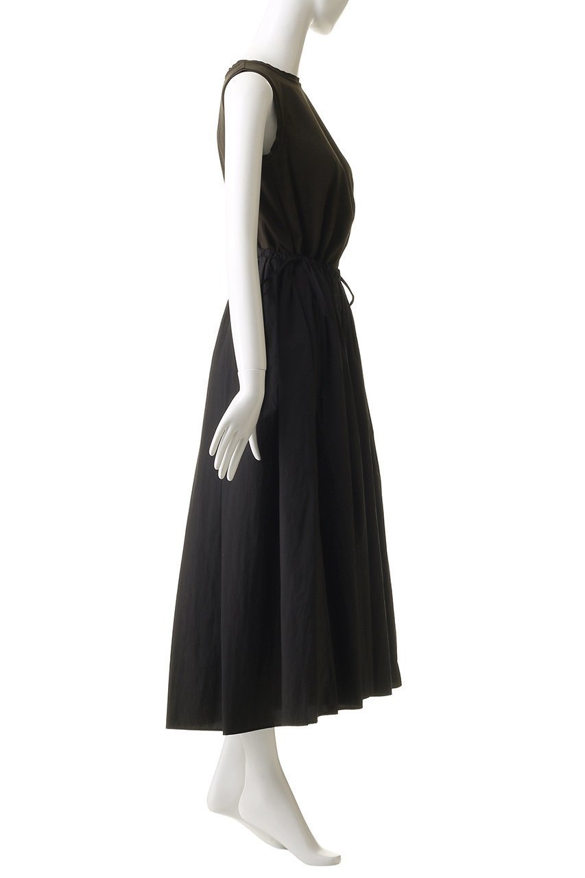 【ランバン オン ブルー/LANVIN en Bleu】のタフタコンビカットソーワンピース 人気、トレンドファッション・服の通販 founy(ファニー) 　ファッション　Fashion　レディースファッション　Fashion for Women　ワンピース　Dresses　チュニック　Tunic Tops & Dresses　コンビ　Combo, Combination Style　ジャケット　Jacket, Outerwear　タフタ　Taffeta, Structured Fabric　チュニック　Tunic, Long Top　ドッキング　Docking, Mixed Material　ロング　Long, Long-Length　other-3|ID: prp329100004608768 ipo3291000000035676253