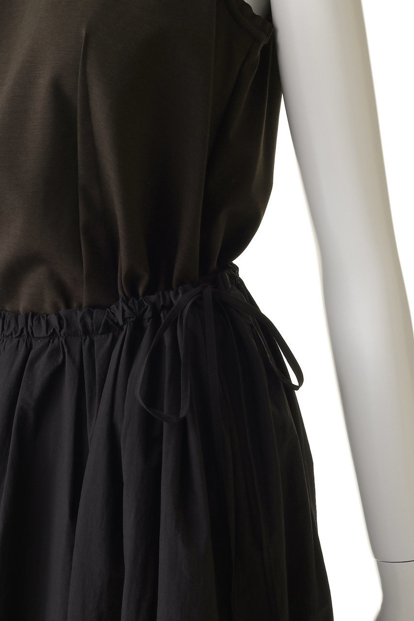 【ランバン オン ブルー/LANVIN en Bleu】のタフタコンビカットソーワンピース 人気、トレンドファッション・服の通販 founy(ファニー) 　ファッション　Fashion　レディースファッション　Fashion for Women　ワンピース　Dresses　チュニック　Tunic Tops & Dresses　コンビ　Combo, Combination Style　ジャケット　Jacket, Outerwear　タフタ　Taffeta, Structured Fabric　チュニック　Tunic, Long Top　ドッキング　Docking, Mixed Material　ロング　Long, Long-Length　other-5|ID: prp329100004608768 ipo3291000000035676255